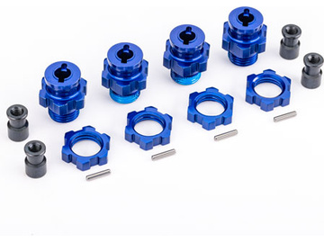 Traxxas náboj kola 17mm drážkovaný hliníkový modrý (4) (pro #9080) Traxxas náboj kola 17mm drážkovaný hliníkový modrý (4) (pro #9080) / TRA9086