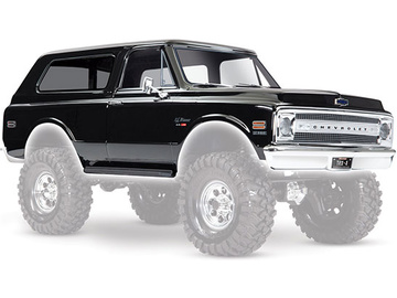 Traxxas Body, Chevrolet Blazer (1969), complete (black) Traxxas Body, Chevrolet Blazer (1969), complete (black) / TRA9112X
