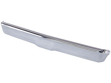Traxxas Bumper, front (chrome)/ bumper mount / TRA9127