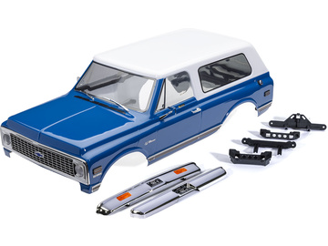 Traxxas Body, Chevrolet Blazer (1972), complete, blue & white (painted) / TRA9130-BLWT