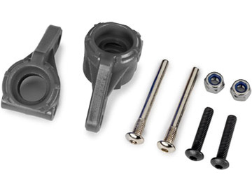 Traxxas těhlice přední HD šedá (pro #9180, #9181, #9182) / TRA9137-GRAY