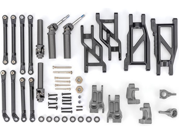 Traxxas Suspension Upgrade Kit, extreme heavy duty, gray (fits Rustler 2WD or Stampede 2WD) Traxxas Suspension Upgrade Kit, extreme heavy duty, gray (fits Rustler 2WD or Stampede 2WD) / TRA9180-GRAY