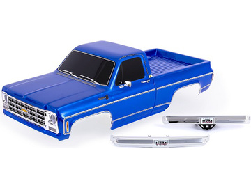 Traxxas Body, Chevrolet K10 Truck (1979), complete, blue / TRA9212-BLUE