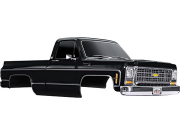 Traxxas Body, Chevrolet K10 Truck (1979), complete, black (painted) (requires #9288 inner fenders) / TRA9212X