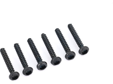 Traxxas Screws 1.6x10mm button-head, self-tapping (hex drive) (6) / TRA9236