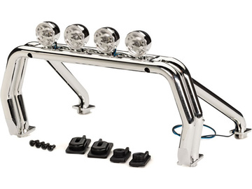 Traxxas Roll bar (assembled with LED light bar)/ roll bar mounts, left & right (fits #9212 body) / TRA9262X