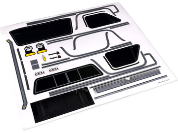 Decal sheet, Chevrolet K10 Truck (1979) Decal sheet, Chevrolet K10 Truck (1979) / TRA9299
