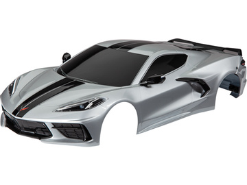 Traxxas karosérie Chevrolet Corvette Stingray stříbrná Traxxas karosérie Chevrolet Corvette Stingray stříbrná / TRA9311T