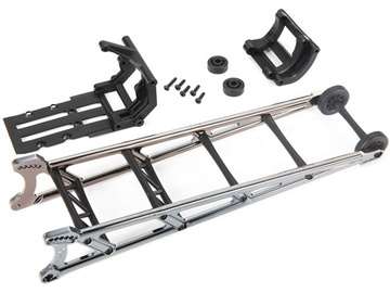 Traxxas Wheelie bar, black chrome (assembled)/ wheelie bar mount Traxxas Wheelie bar, black chrome (assembled)/ wheelie bar mount / TRA9460X