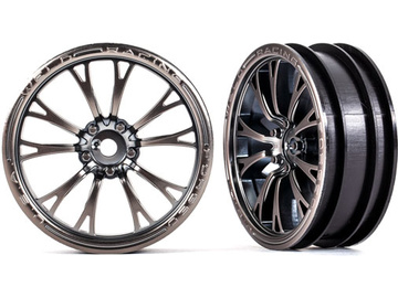 Traxxas disk Weld polomatný chromově černý (přední) (2) Traxxas disk Weld polomatný chromově černý (přední) (2) / TRA9472A