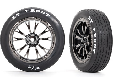 Traxxas kolo, disk Weld chromovaný černý (přední) (2) Traxxas kolo, disk Weld chromovaný černý (přední) (2) / TRA9474X