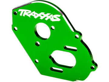 Traxxas Plate, motor, green (4mm thick) (aluminum) / TRA9490G