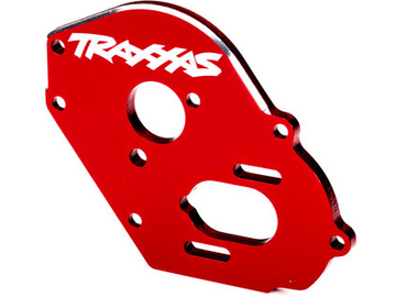 Traxxas Plate, motor, red (4mm thick) (aluminum) Traxxas Plate, motor, red (4mm thick) (aluminum) / TRA9490R