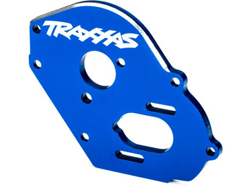 Traxxas Plate, motor, blue (4mm thick) (aluminum) / TRA9490X