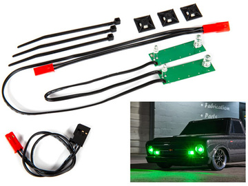 Traxxas LED osvětlení přední kompletní zelené Traxxas LED osvětlení přední kompletní zelené / TRA9496G