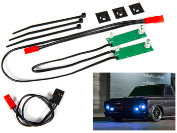 Traxxas LED osvětlení přední kompletní modré / TRA9496X