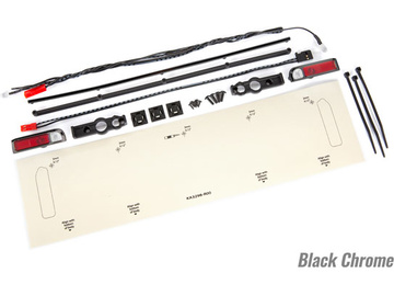 Traxxas zadní LED osvětlení, tailgate trim (černě chromovaný) Traxxas zadní LED osvětlení, tailgate trim (černě chromovaný) / TRA9497X