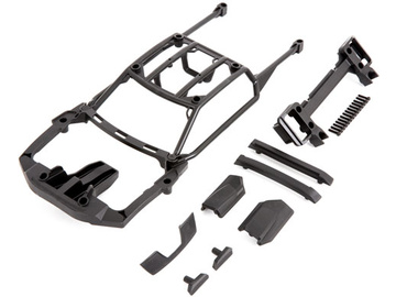 Traxxas Body support (assembled with front mount & rear latch)/ skid pads (roof) (left & right) / TRA9513X