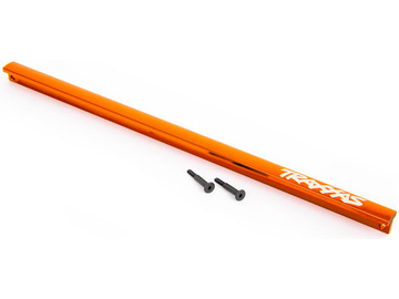 Traxxas Center brace (T-Bar), 6061-T6 aluminum (orange-anodized) (fits Sledge) / TRA9523T
