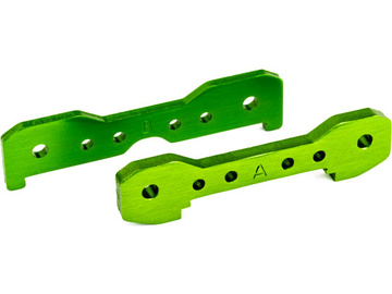 Traxxas Tie bars, front, 6061-T6 aluminum (green-anodized) / TRA9527G