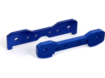 Traxxas Tie bars, front, 6061-T6 aluminum (blue-anodized) / TRA9527