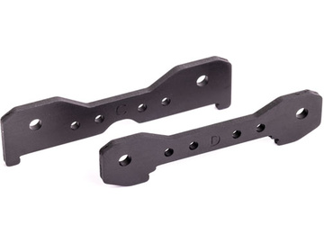 Traxxas Tie bars, rear, 6061-T6 aluminum (dark titanium-anodized) / TRA9528A