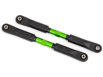 Traxxas Camber links, front (TUBES green-anodized, 7075-T6 aluminum) (117mm) (2) / TRA9547G
