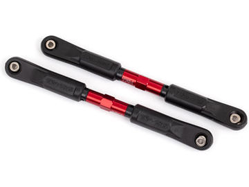 Traxxas Camber links, front (TUBES red-anodized, 7075-T6 aluminum) (117mm) (2) Traxxas Camber links, front (TUBES red-anodized, 7075-T6 aluminum) (117mm) (2) / TRA9547R