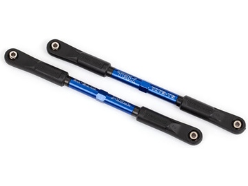 Traxxas Camber links, rear (TUBES blue-anodized, 7075-T6 aluminum) (144mm) (2) / TRA9548X