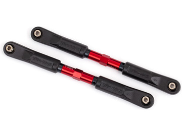 Traxxas Toe links (TUBES red-anodized, 7075-T6 aluminum) (120mm) (2) Traxxas Toe links (TUBES red-anodized, 7075-T6 aluminum) (120mm) (2) / TRA9549R
