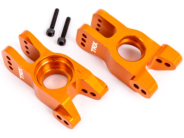 Traxxas Carriers, stub axle, 6061-T6 aluminum (orange-anodized) (left and right) / TRA9552T