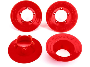 Wheel covers, red (4) (fits #9572 wheels) Wheel covers, red (4) (fits #9572 wheels) / TRA9569R
