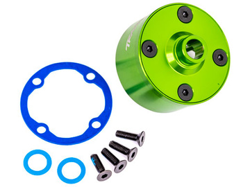 Traxxas Carrier, differential (aluminum, green-anodized) / TRA9581G