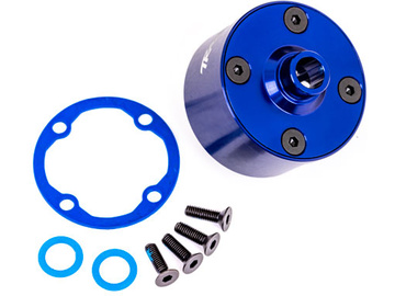 Traxxas Carrier, differential (aluminum, blue-anodized) / TRA9581X