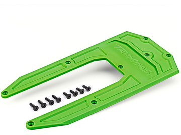 Traxxas Skidplate, chassis, green (fits Sledge) / TRA9623G