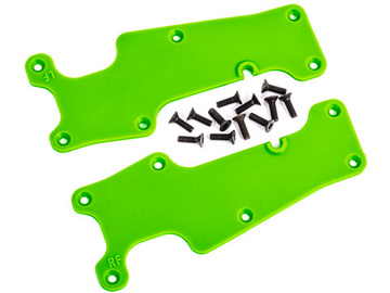 Traxxas Suspension arm covers, green, front (left and right) / TRA9633G