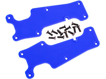 Traxxas Suspension arm covers, blue, front (left and right) / TRA9633X