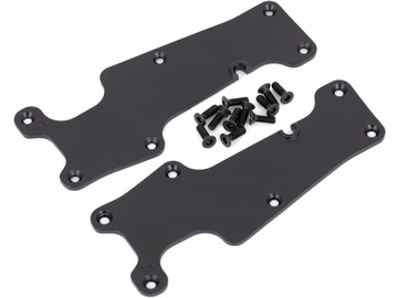 Traxxas Suspension arm covers, black, front (left and right) Traxxas Suspension arm covers, black, front (left and right) / TRA9633