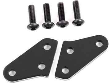 Traxxas Steering block arms (aluminum, dark titanium-anodized) (2) (fits #9537 and #9637) / TRA9636A