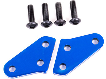 Traxxas Steering block arms (aluminum, blue-anodized) (2) (fits #9537 and #9637) Traxxas Steering block arms (aluminum, blue-anodized) (2) (fits #9537 and #9637) / TRA9636X