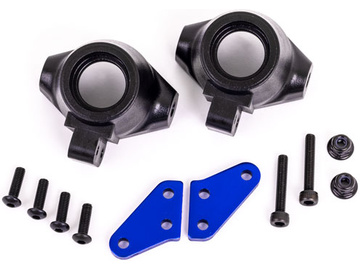Traxxas Steering block arms (aluminum, blue-anodized) (2)/ steering blocks, left & right / TRA9637X