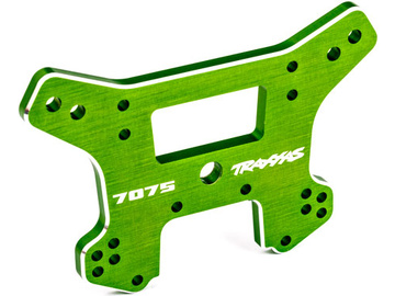 Traxxas Shock tower, rear, aluminum (green-anodized) (fits Sledge) / TRA9638G