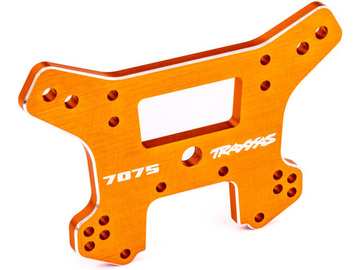 Traxxas Shock tower, rear, aluminum (orange-anodized) (fits Sledge) / TRA9638T