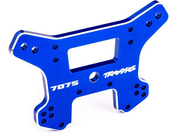 Traxxas Shock tower, rear, aluminum (blue-anodized) (fits Sledge) / TRA9638