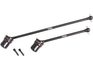 Traxxas Driveshafts, center, assembled (steel constant-velocity), front (1)/ rear (1) (fits Sledge) / TRA9655X