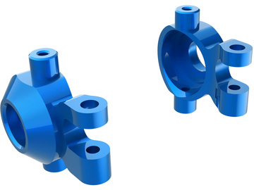Traxxas těhlice hliníková modře eloxovaná (levá a pravá) / TRA9737-BLUE