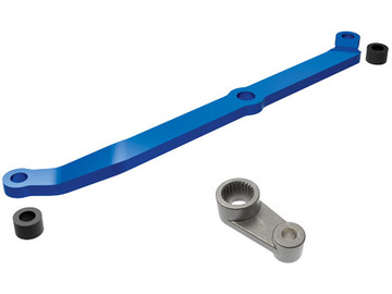 Traxxas táhlo řízení hlíníkové modře eloxované Traxxas táhlo řízení hlíníkové modře eloxované / TRA9748-BLUE
