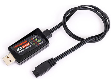 Traxxas Charger, iD® Balance, USB (2-cell 7.4 volt LiPo with iD® connector only) / TRA9767