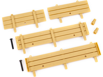 Traxxas Stake sides, utility trailer (complete set)/ spare tire mount (2) / TRA9798