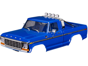 Traxxas Body, Ford F-150 Truck (1979), complete, blue / TRA9812-BLUE